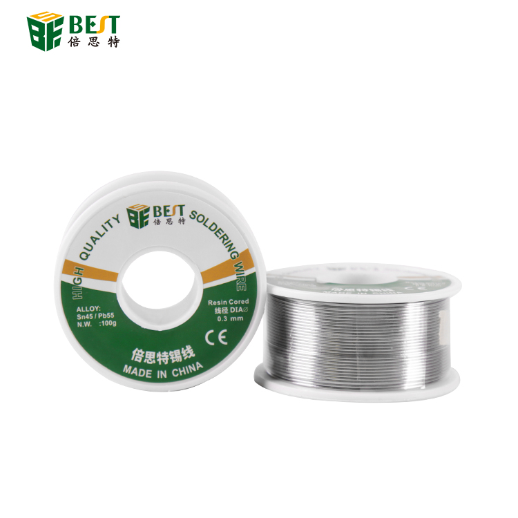 BEST倍思特(￠0.3-0.8mm) 100g高級錫線 焊接錫線 焊錫絲 優(yōu)質(zhì)錫線 低殘?jiān)a線 Sn45/Pb55